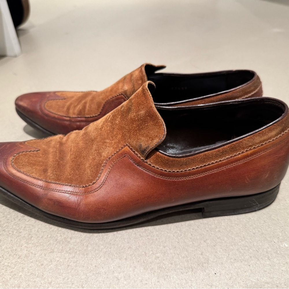 Gucci Tan and Brown Men's Oxfords